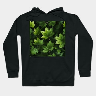 Green Leaves Pattern 15 Hoodie